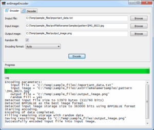 extImageEncoder screenshot