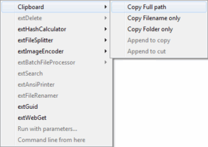 extTools screenshot (clipboard)