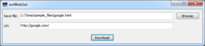 extWebGet screenshot